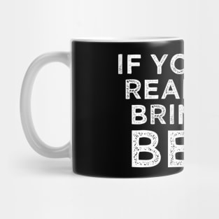 If You Can Read This Bring Me Beer Vintage Gift Mug